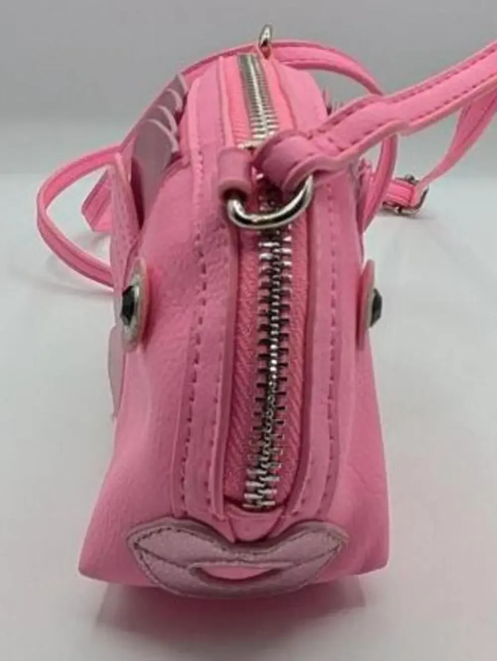 Unbranded Small $48 Pink Faux Leather Y2K Novelty Crossbody Bag